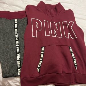 Pink jogging suit